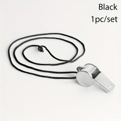 Portable Metal Whistle for Sports and Survival - Ideal for Soccer Football Baske