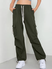  Y2K Drawstring Cargo Trousers