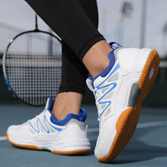 Unisex Tennis Shoes With Shock Absorption Breathable Running Sneakers