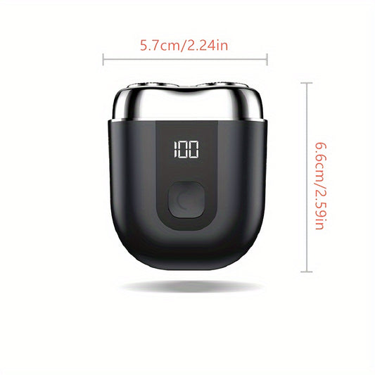 Portable Beard Shaver Double Head Mini Shaver Smooth Comfortable Blade