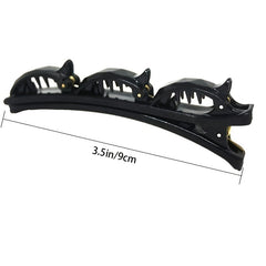 4pcs Double Layer Band Twist Plait Plate Hair Clip Pins Braid Styling Acces