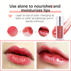 Plumping Lip Balm Hydrating Lip Glow Translucent Tinted Gloss