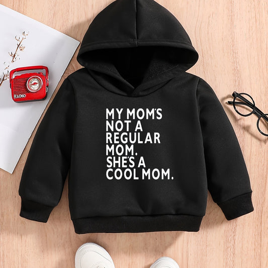 Boys Sweatshirt Hoodie SHE'S MOM Print Baby Pullover