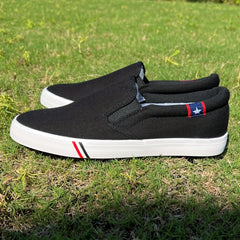 Men's Breathable Canvas Slip On Shoes for Jogging