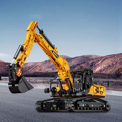 Excavator Building Blocks Set DIY Construction Toy Educational Assembly Kit