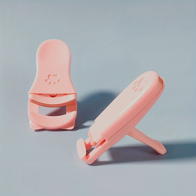 Mini Eyelash Curler Set - 4pcs Cat Claw Curler, Wide Angle Curler, Precision Cur