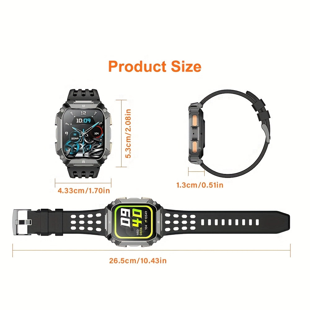 Little Meatball Smart Watch 1.95 inch Full Touch Display with LED Flashlight