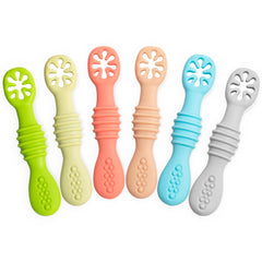 6 Pcs Baby Licking Spoon Set for Feeding Training