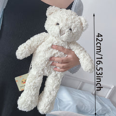 Cute Light Brown Bear Plush Toy - Perfect Gift for Birthdays & Valentine's Day