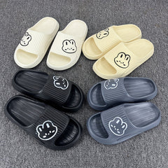 Men's Rabbit Bunny Slides Non Slip Walking Shoes