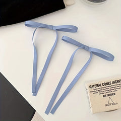 Y2K Solid Hair Ribbon Sweet Hair Accessories For Braids Ponytail
