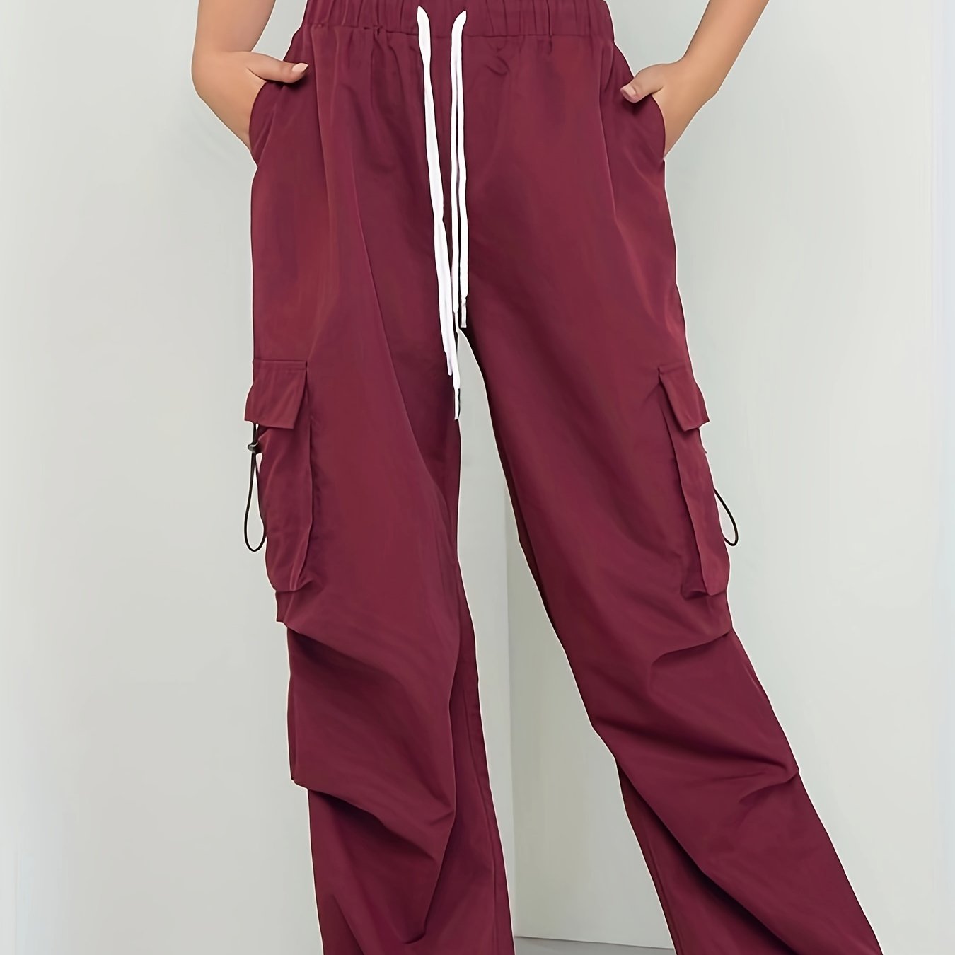  Y2K Drawstring Cargo Trousers