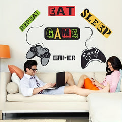 Gaming Wall Decals Vinyl Stickers for Room Decor