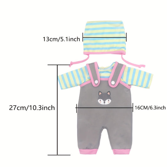 Animal Pattern Doll Clothes Set for 12-16" Dolls