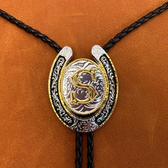 Letter S Neckline Necklace Tie Retro Western Denim Shirt Sweater Accessory