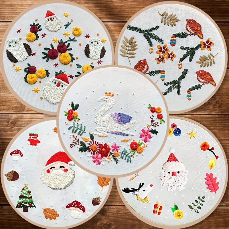 DIY Santa 3D Embroidery Material Bag