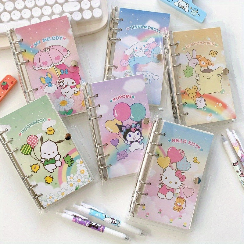 Kuromi A6 Notebook Spiral Bound Pastel Cover