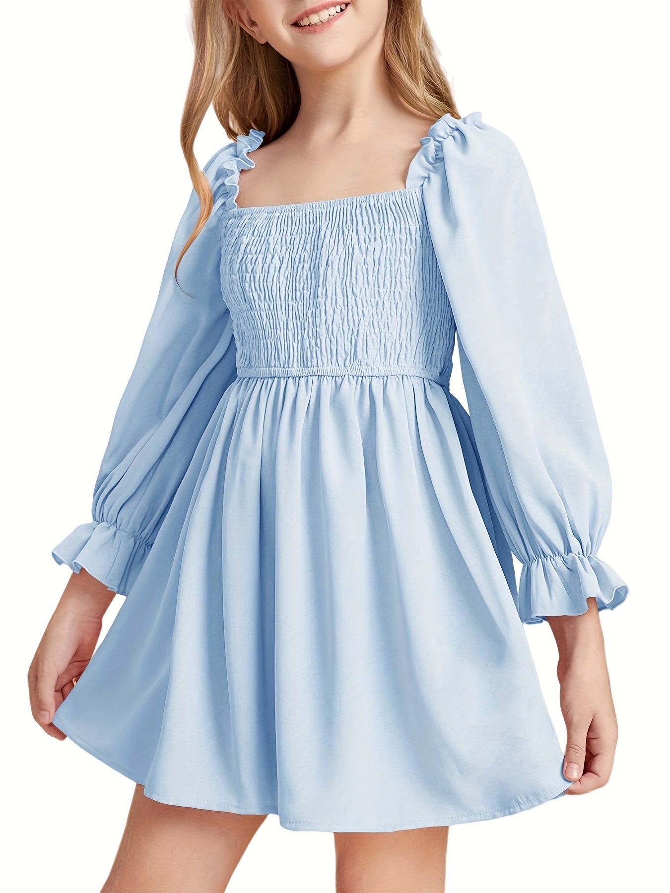 Girls Long Sleeve Princess Dress For Autumn