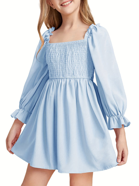Girls Long Sleeve Princess Dress For Autumn