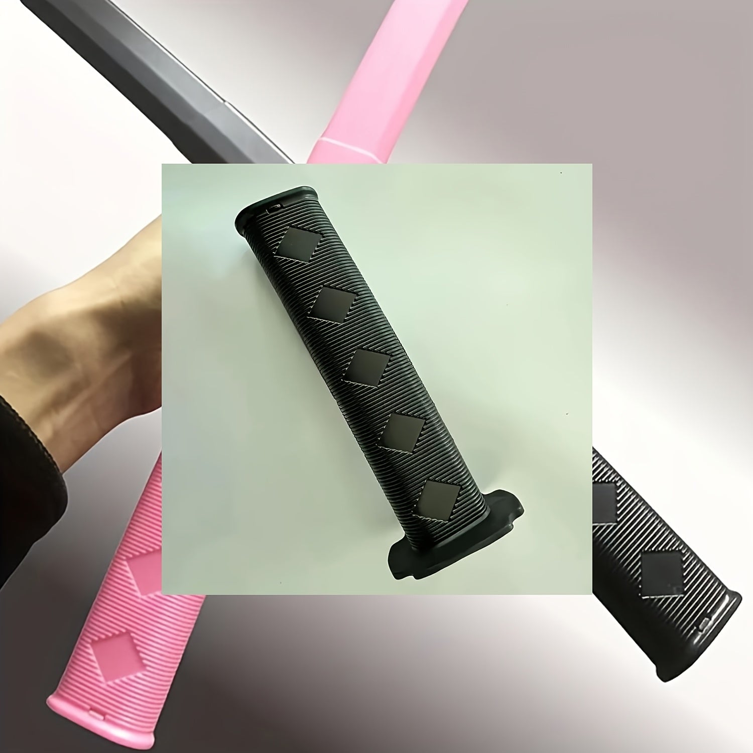 Pink Retractable Samurai Sword PVC Katana for Relaxation Role Playing