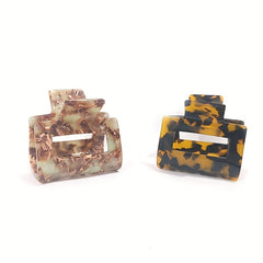 Acetic Acid Hair Claw Square Large Shark Claw Ponytail Holder Hair Accessories