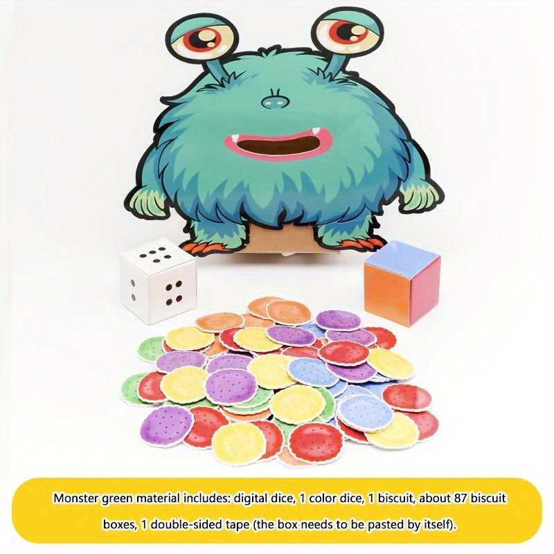 Qixi Monster Cookie Math Toy for Kids