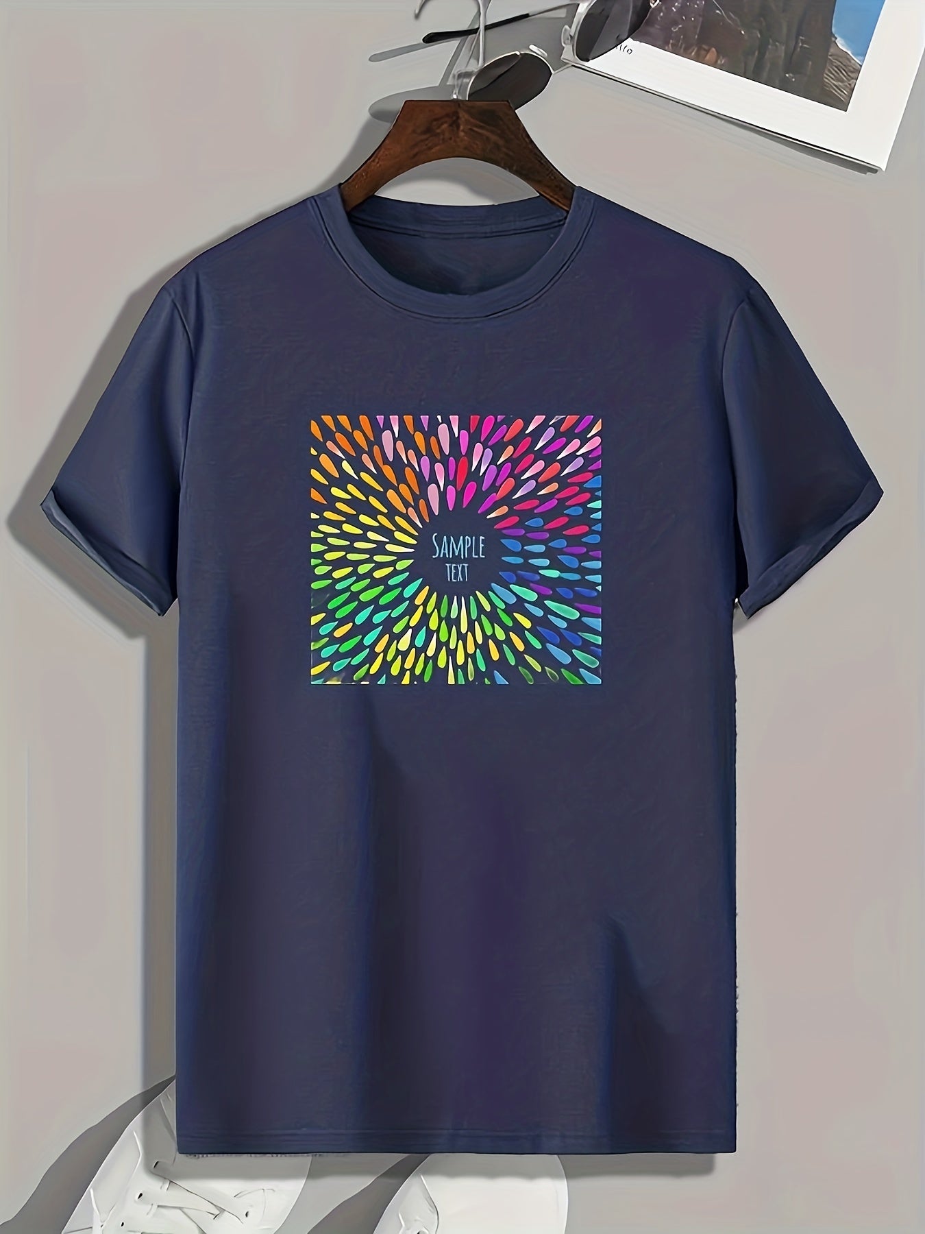 Colorful Pattern Men's Graphic T-shirt Summer Tee