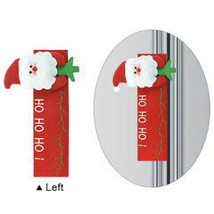Christmas Santa Claus Fridge Handle Cover