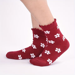 Girls Socks 5 Pairs Thin Soft Breathable Socks