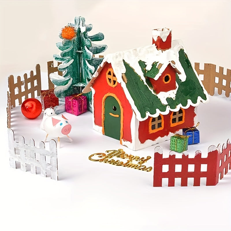 DIY Gift Cookie House Making Material Pack Christmas Tree Decoration