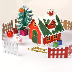 DIY Gift Cookie House Making Material Pack Christmas Tree Decoration