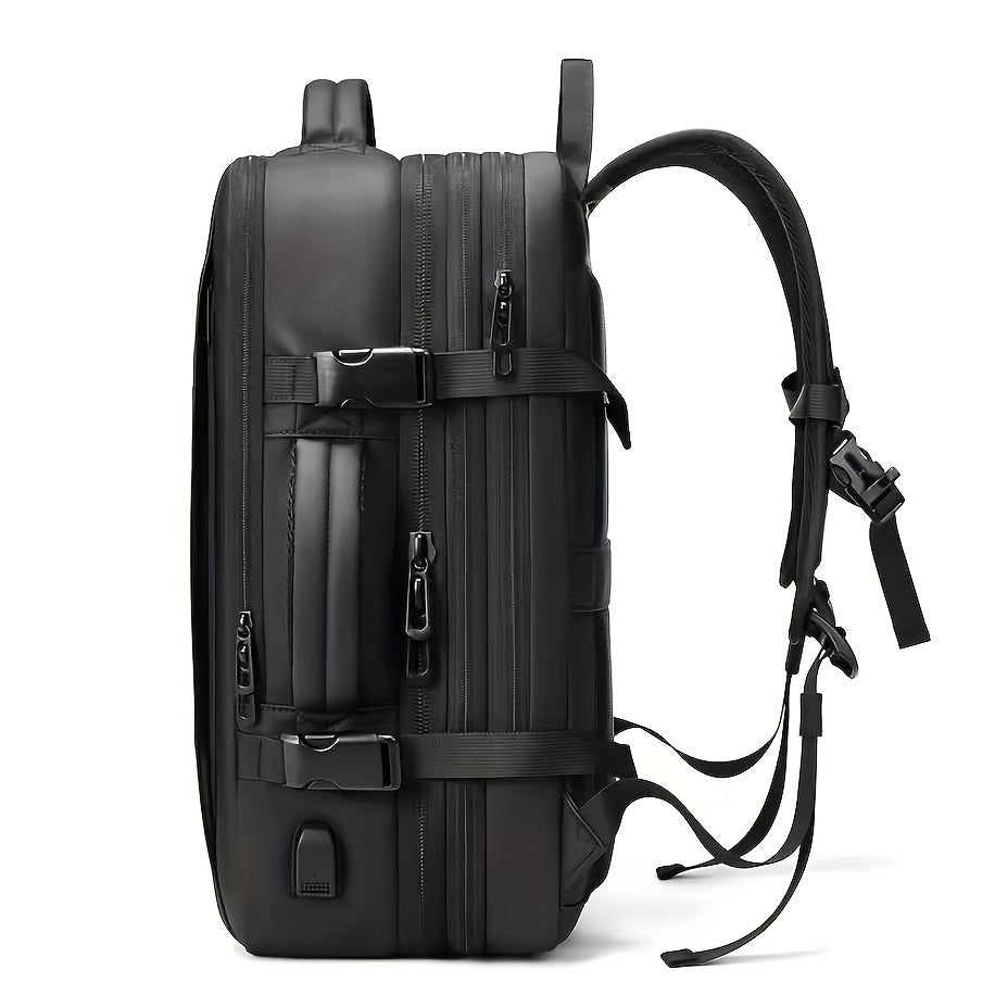 Large Capacity Business Travel Backpack, Expandable Bag