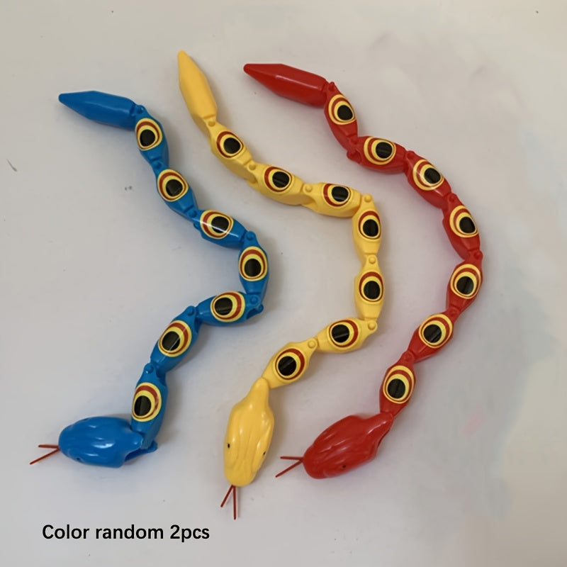 Plastic Snake Toy Twisting Joint Trick Small Nostalgia Childhood