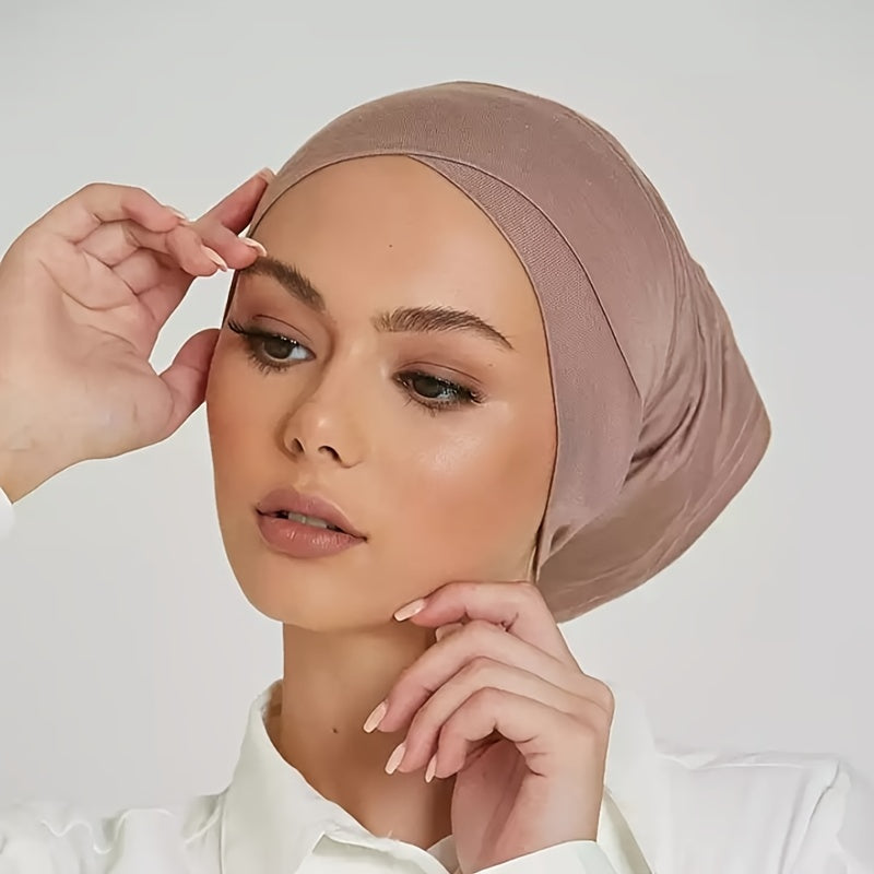 Soft Stretch Head Wrap Turban Hat Beanie Cap Twist Knot Headwear