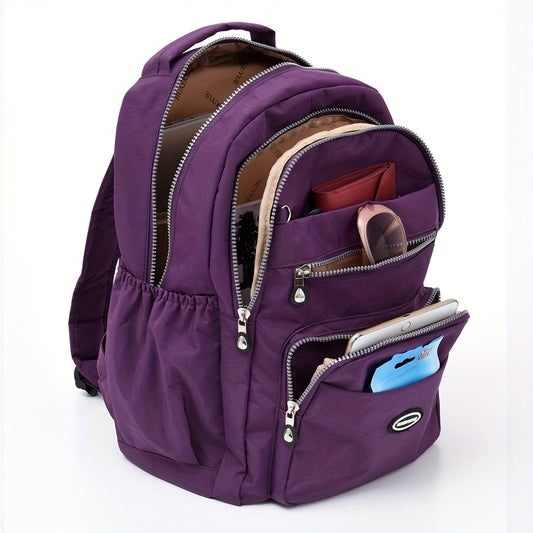 Stylish Waterproof Nylon Backpack for Students