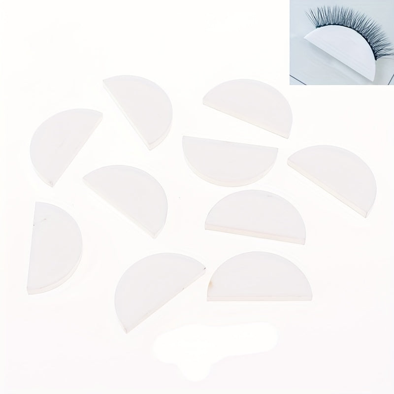 10pcs Acrylic Eyelash Display Stand for Salon and Home Use
