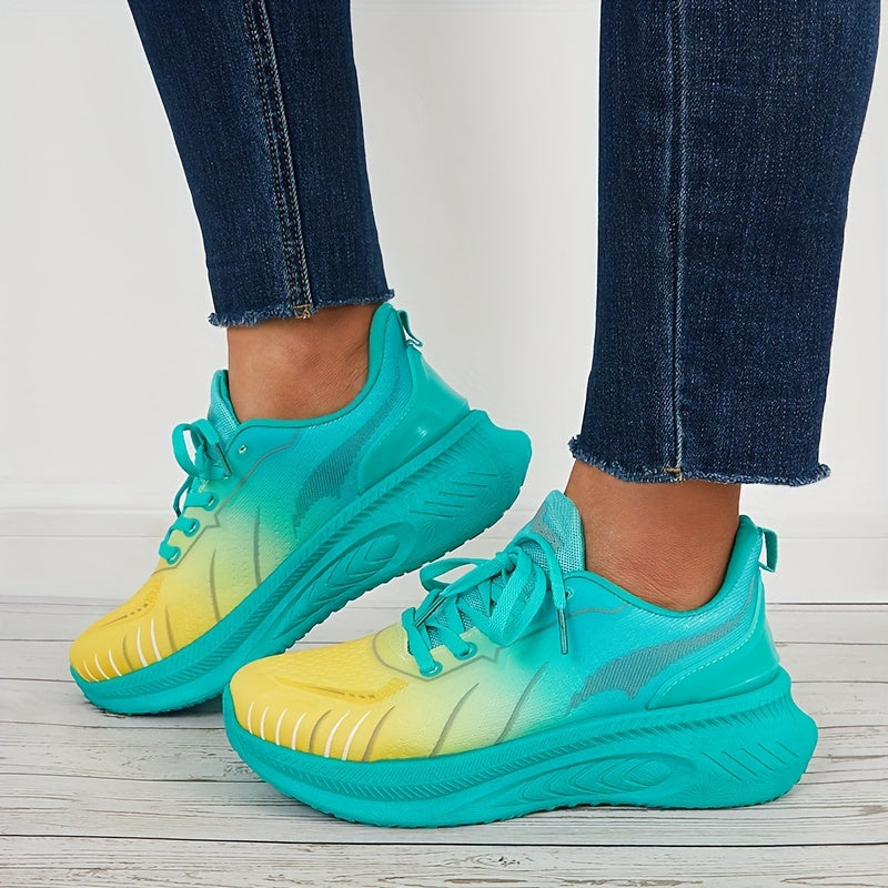 Ombre Non Slip Running Shoes Casual Sneakers