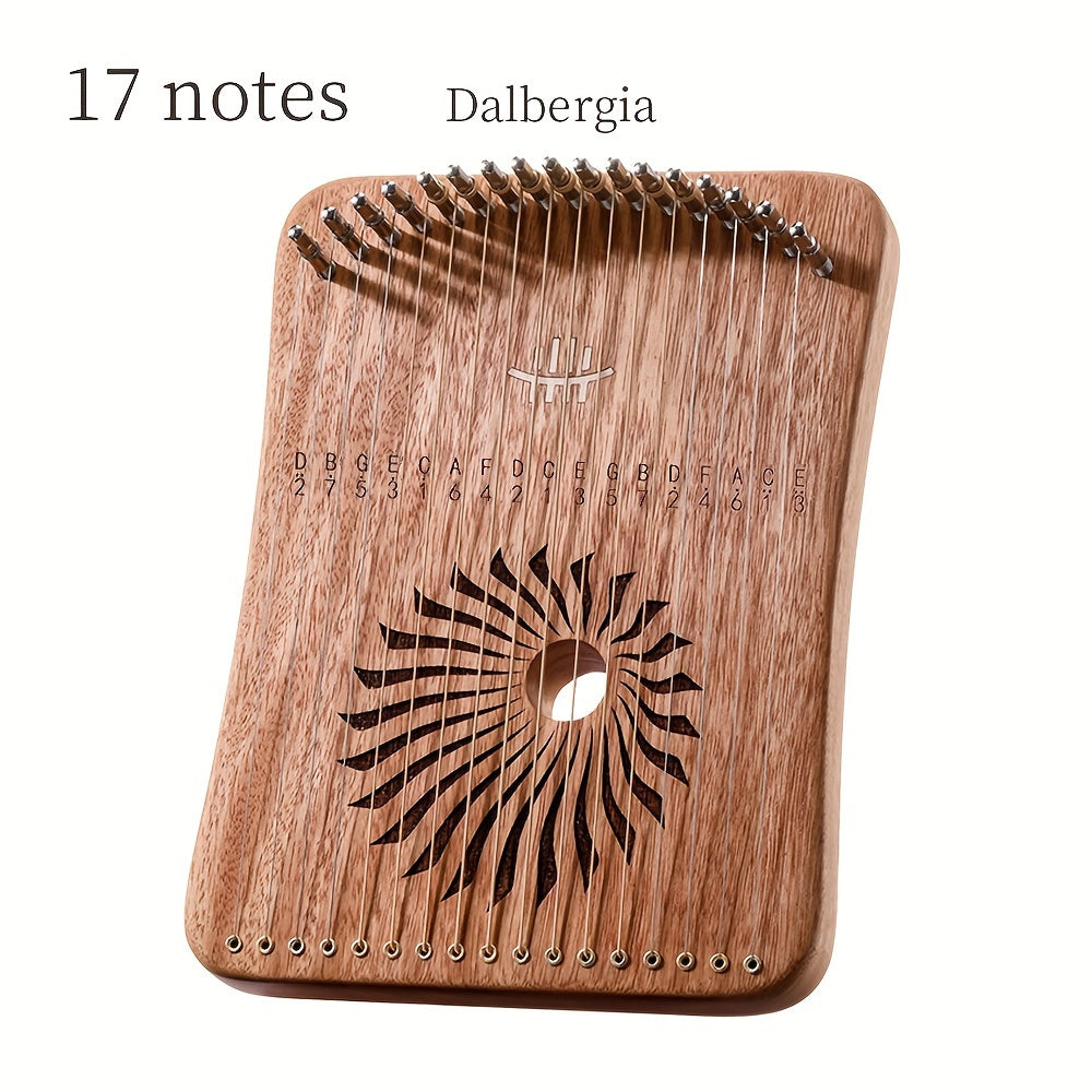 Hluru Lyre 17 31 Stringed Lyre Finger Playing Strings Thumb Piano Veneer Harp
