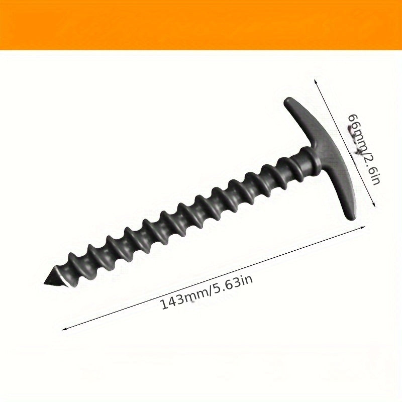 6pcs Camping Tent Ground Nail Stake Canopy Thread Ground Nail 14