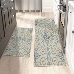 Geometric Print Kitchen Floor Mat Absorbent Non-slip Mat