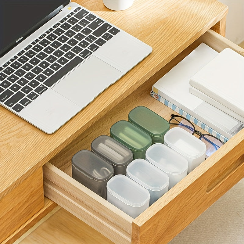 Portable Data Cable Storage Box Earphone Charger Organizer