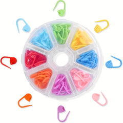 80pcs Plastic Locking Counter Needle Clip Crochet Pin Set