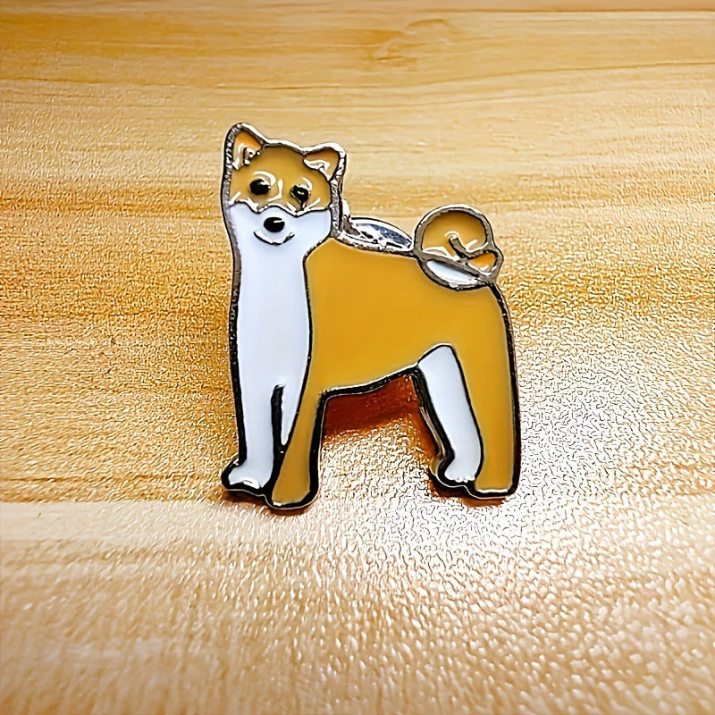 Men's Different Breed Puppy Brooches - Pet Animal Lapel Pin