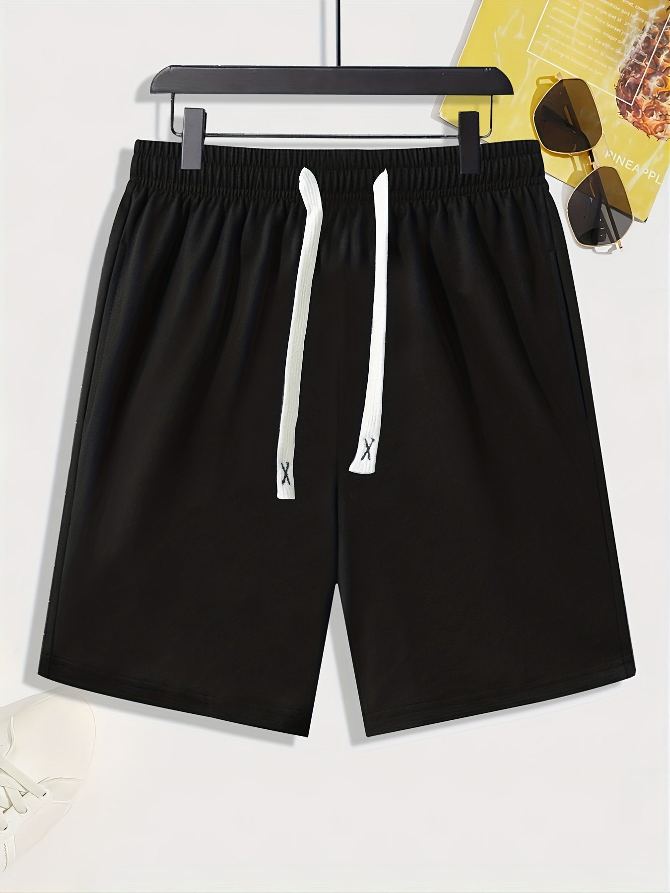 Men's Casual Stretch Waist Drawstring Shorts