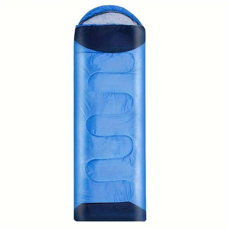 Winter Warm Envelope Sleeping Bag With Cap for Camping