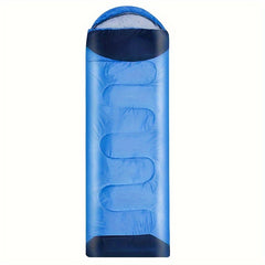 Winter Warm Envelope Sleeping Bag With Cap for Camping