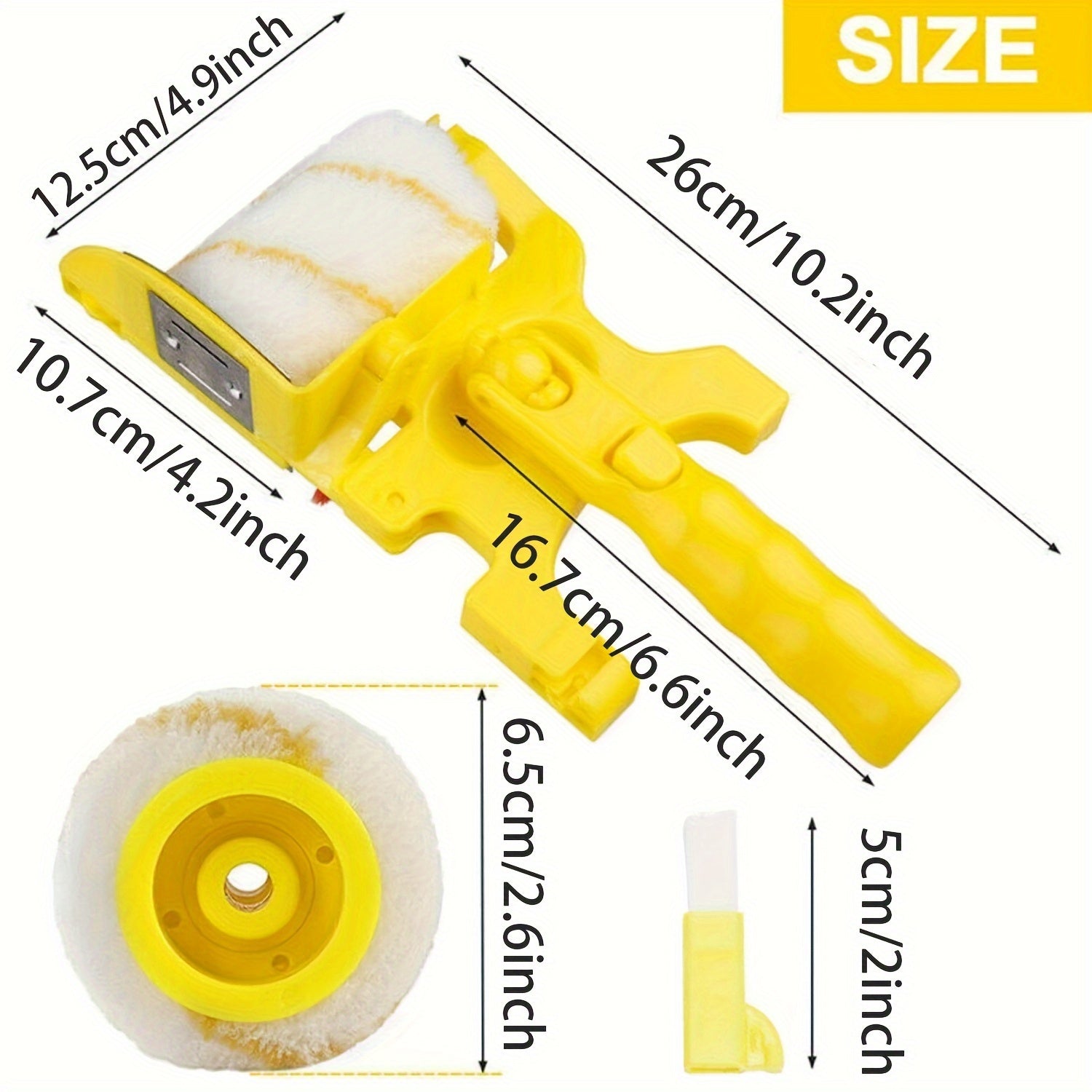 Multifunctional Paint Brush Separation Roller Brush Fine Bristle Brush