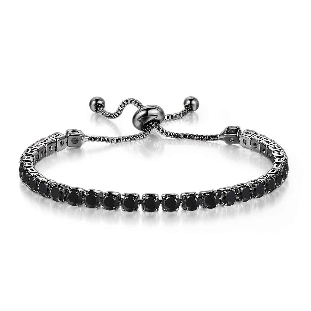 18K Plated Tennis Bracelet Full Zircon Chain Personality Hand Jewelry