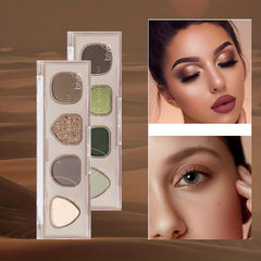 Wasteland Style Eyeshadow Palette - 4 Shimmering Matte Finish Colors