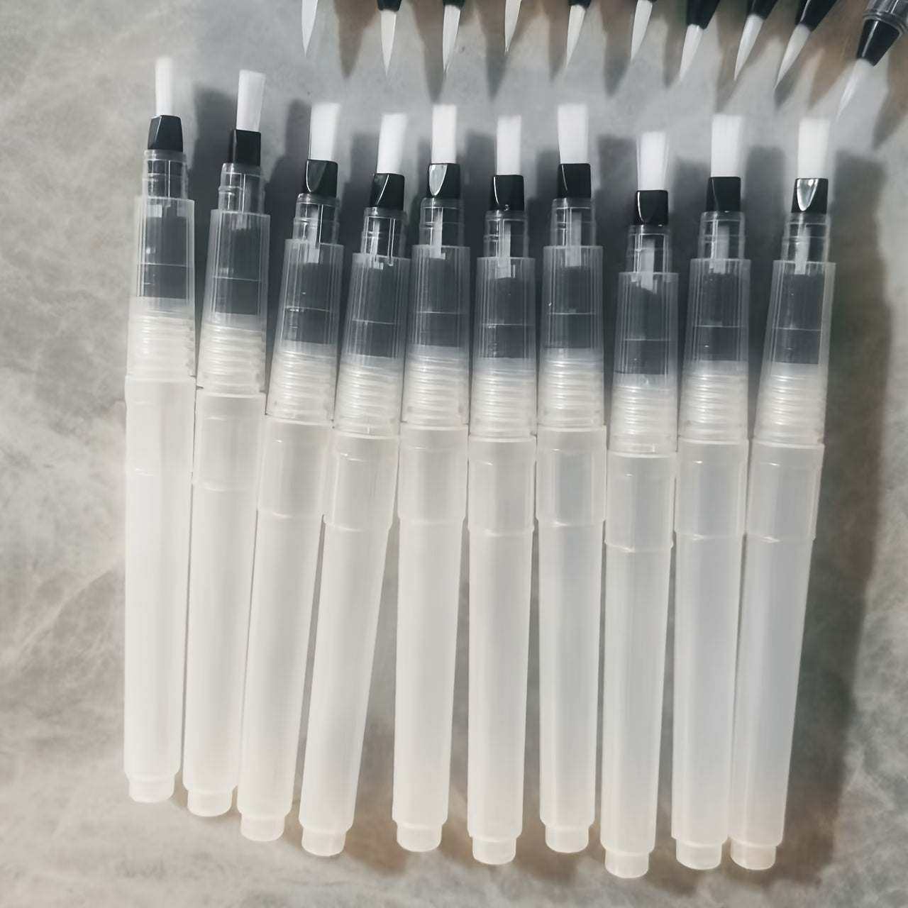 20 Pack Nylon Brushes with Water Storage Pen Set for Acrylic Watercolor Painting